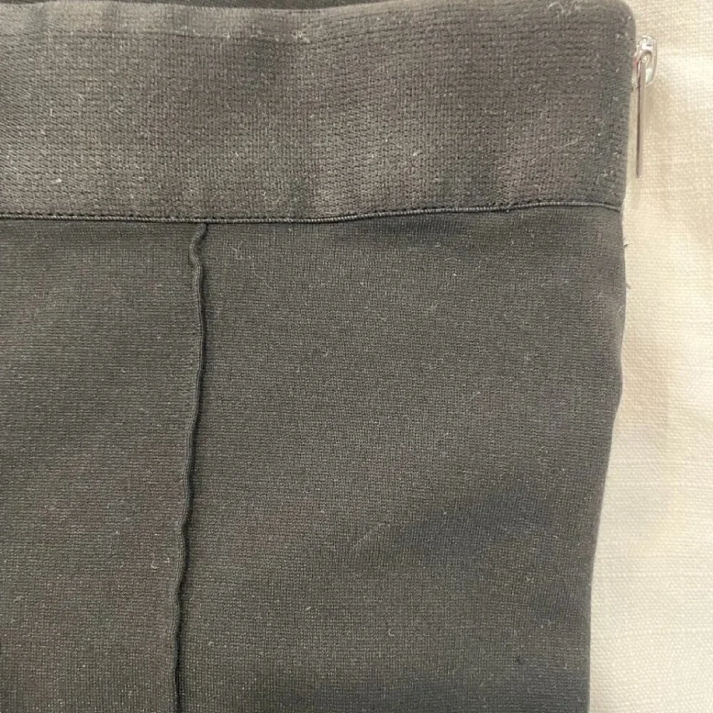 Everlane Black Slim Trouser Leggings with Side Zipper - Picture 10 of 11